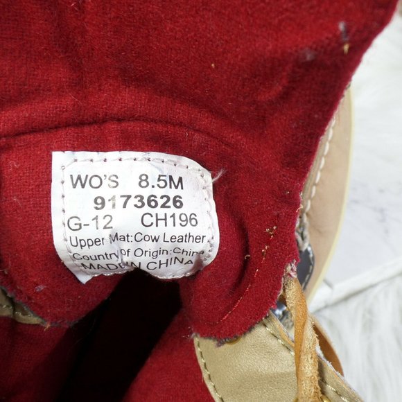 Sperry Hikerfish Brown Leopard High Ankle Boots - Picture 7 of 8